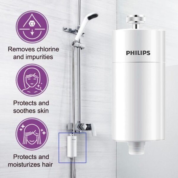 Philips uređaj inline za tuš bijeli AWP1775; 