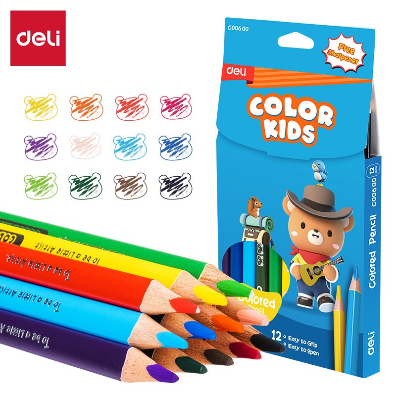 Boja drvena 12/1 trokutasta JUMBO 10mm Deli