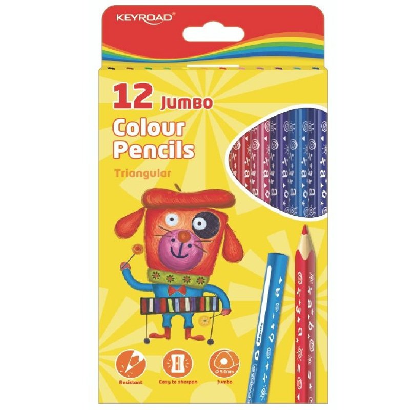 Boja drvena 12/1 trokutasta JUMBO 5mm Gimboo EOL