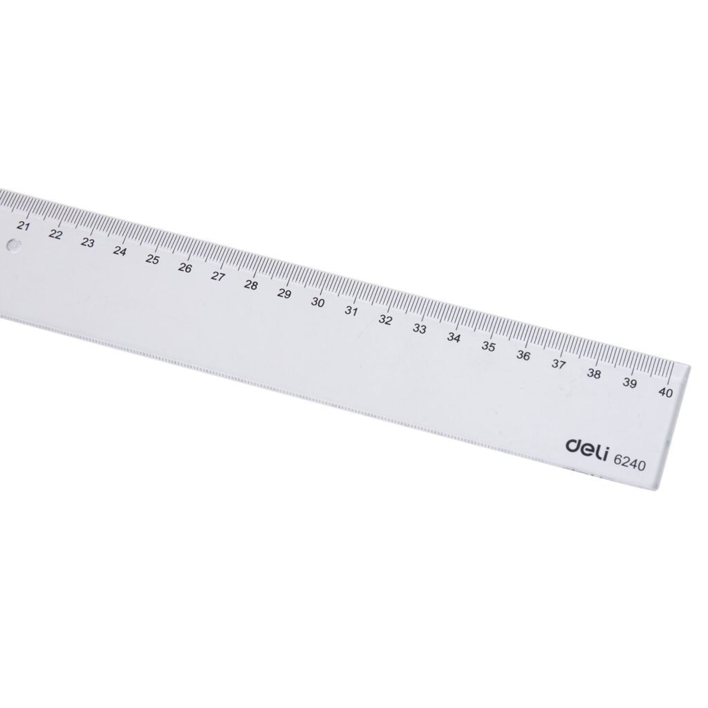 Ravnalo pvc 40cm Deli