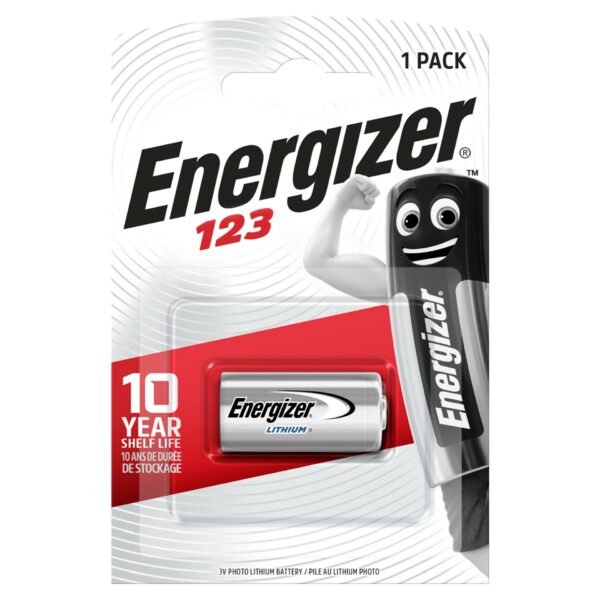 Baterija Energizer CR123A 3V BL1;