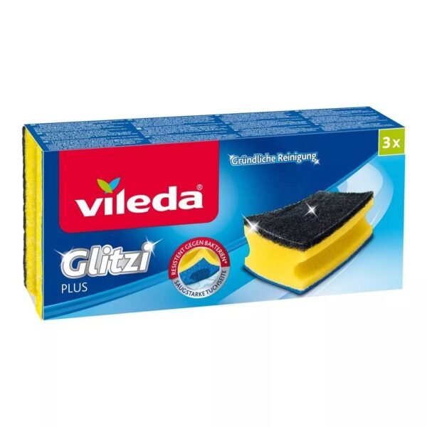 Spužvica za pranje posuđa Vileda Glitzi Plus 3/1;