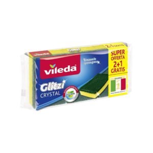 Spužvica za pranje posuđa Vileda Glitzi Crystal 2+1; 