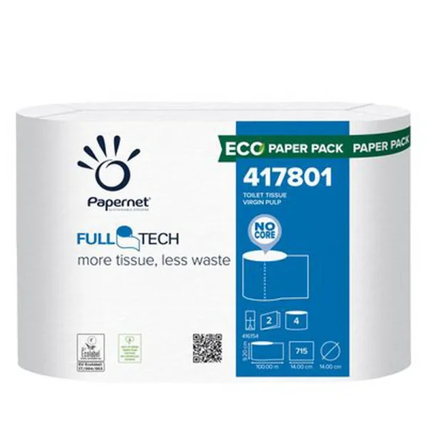 Papir toaletni u roli 4/1 Full tech 417801;
