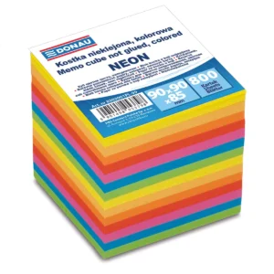 Papir za kocku 9x9x8,5cm Donau intenzivne boje;