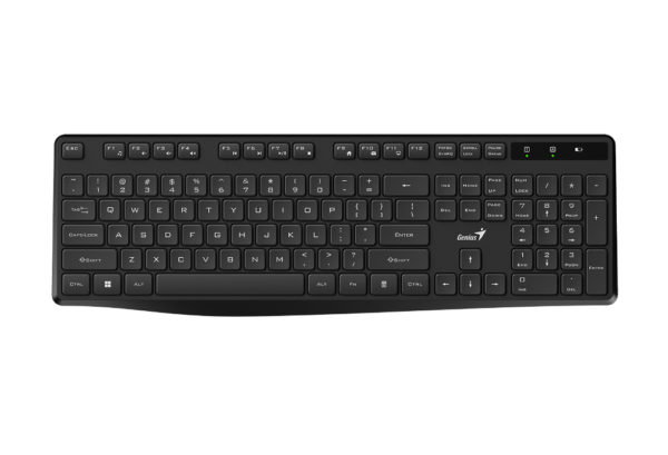 Genius KB-7200, bežična tipkovnica, silent, crna;