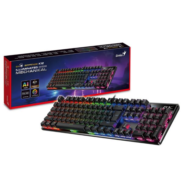 Genius Scorpion K12, mehanička tipkovnica, USB; 