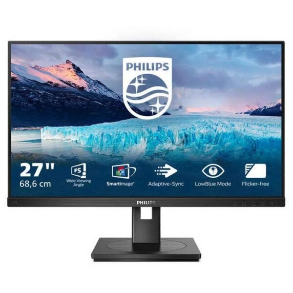 Philips 272S1M 27", VGA, DVI, HDMI, DP, HAS, zvuč.; 