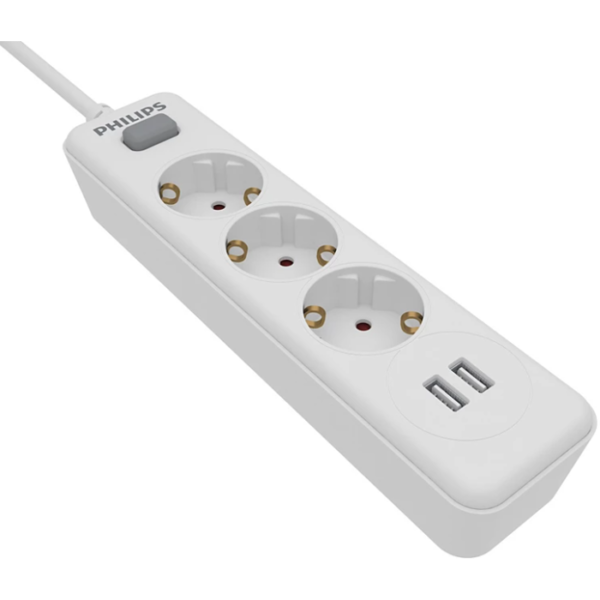 Philips prenaponska zaštita PN3032WA, 3+2 USB;