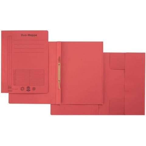 Fascikl prešpan Mapa Duo A4 crvena; Fascikl prešpan Mapa Duo A4 crvena;