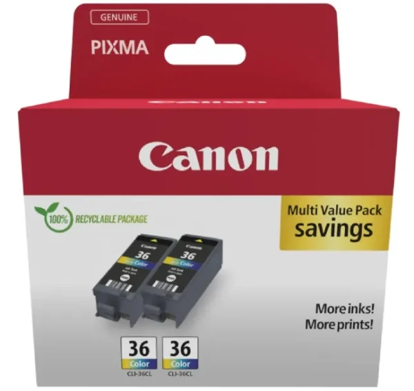 Canon multipack CLI-36 Color x 2;