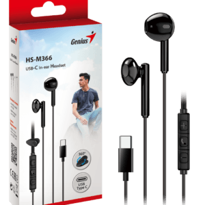 Genius HS-M366, in-ear slušalice, crna; Genius HS-M366, in-ear slušalice, crna;