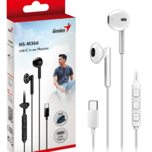 Genius HS-M366, in-ear slušalice, bijela; Genius HS-M366, in-ear slušalice, bijela;