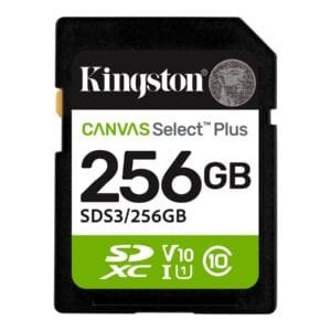 KINGSTON 256GB SDXC Canvas Select Plus;  Kingston Canvas Select Plus SDXC UHS-I memorijska kartica