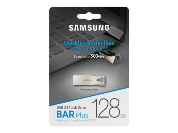 SAMSUNG BAR PLUS 128GB Champagne Silver
