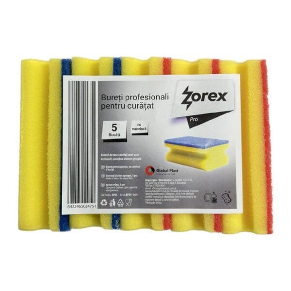 Spužvica za pranje posuđa 14,5x7x4cm Jumbo Extra 5/1 Zorex