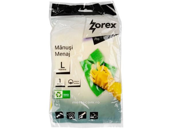 Rukavice gumene L Zorex Pro;