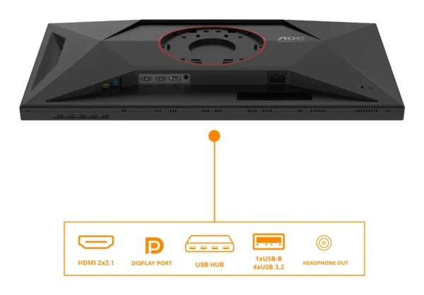 AOC U27G4XM 27", 2xHDMI, 2xDP, 160/320Hz, 4K