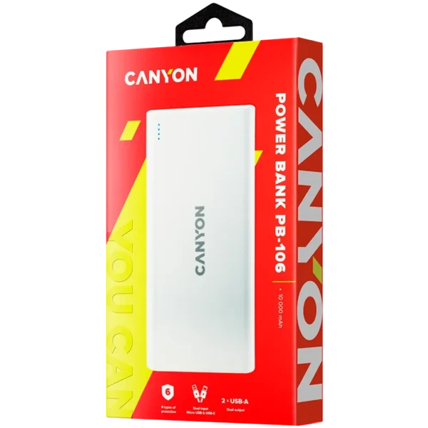 Prijenosna baterija power bank CNE-CPB1006W