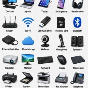 IT i oprema; Kompjuteri, Laptopi, Kamere za nadzor unutra-vani, memorije USB - microSD